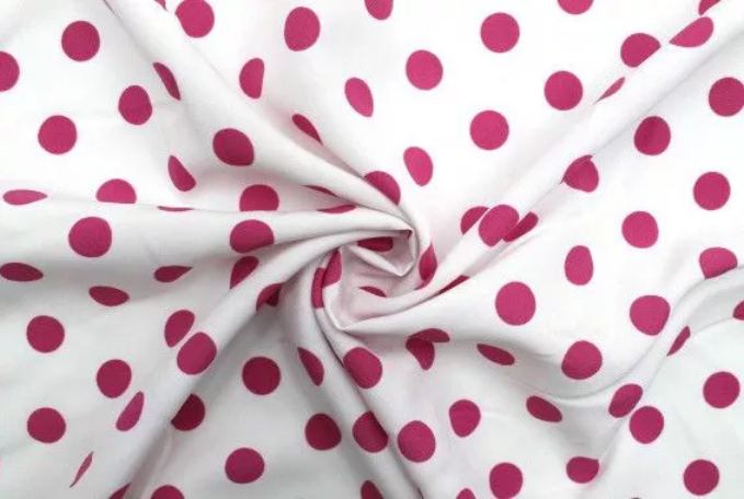 Tissu Pois Rouges