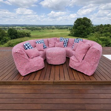 FATPOP 300 rose avec coussins