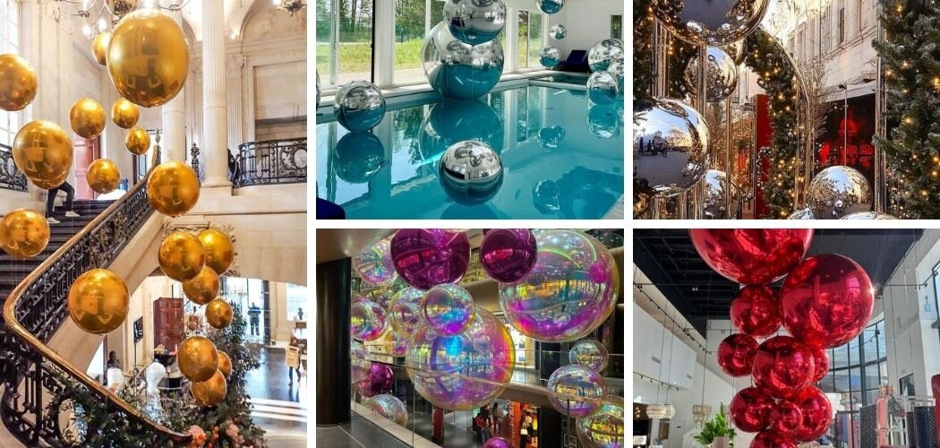 Idées de décors en ballons miroirs